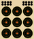 3" Circle 9-Up Target - 100 Sheets (TRG00198)