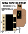 5-PACK Torso Practice Insert Target (TRG00771-5PACK)